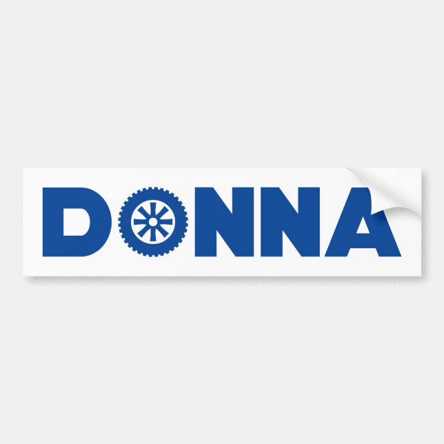Donna Petrolhead Bumper Sticker (Front)
