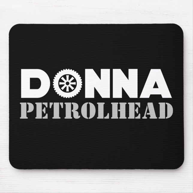 Donna Petrolhead Mouse Pad (Front)