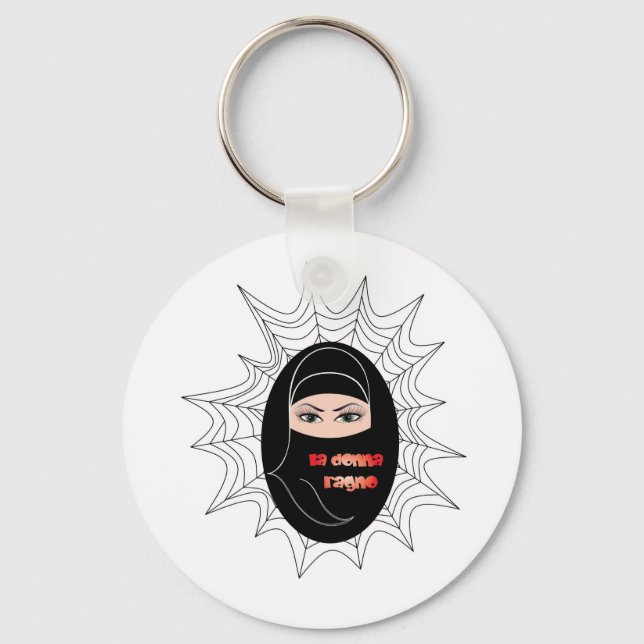 Donna ragno Schlüsselanhänger Key Ring (Front)