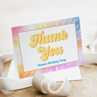 DONNA Retro Font Tie Dye Pool Party Birthday