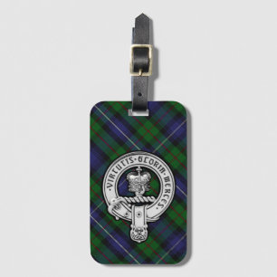 Donnachaidh (Robertson) Hunting tartan, Crest Luggage Tag