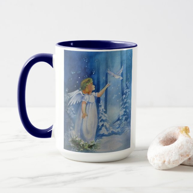 Donna's Christmas Angel 2022 Mug (With Donut)