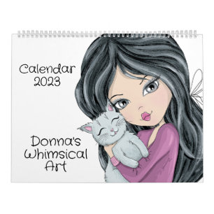Donna's Whimsical Art  Calendar