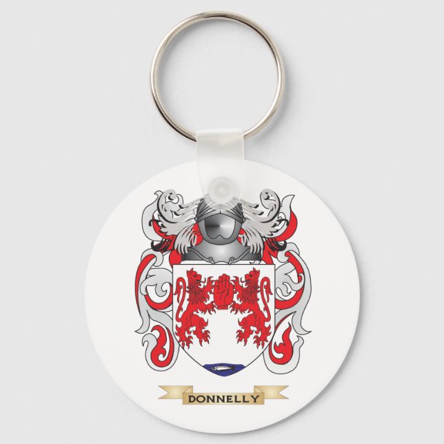Donnelly Coat of Arms Key Ring (Front)