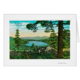 Donner Lake, California from Ridge