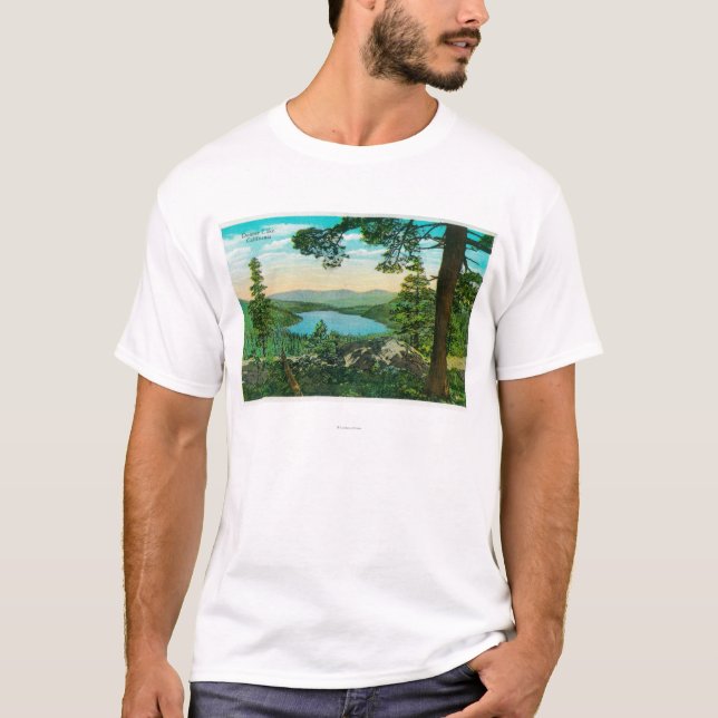 Donner Lake, California from Ridge T-Shirt (Front)