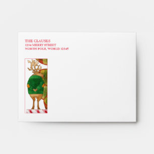 DONNER REINDEER A2 Note Card Envelopes 