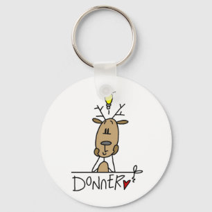 Donner Reindeer Christmas T-shirts and Gifts Key Ring