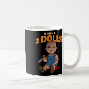 Donny 2 Dolls Anti-trump Cruel Doll (halloween)  Coffee Mug