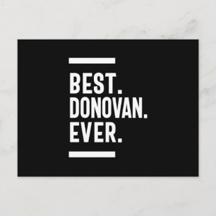 Donovan Personalised Name Birthday Gift Postcard