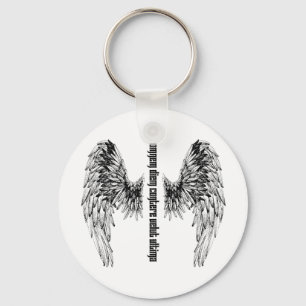 Donovan"s Tattoo basic button key chain