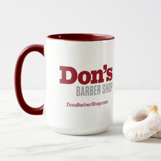 Don's Barber Shop - Red Logo Coffee Mug
