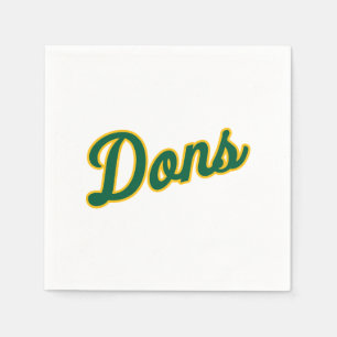 Dons Script Logo Napkin