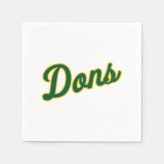 Dons Script Logo Napkin