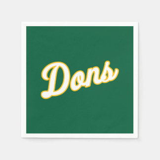 Dons Script Logo Napkin