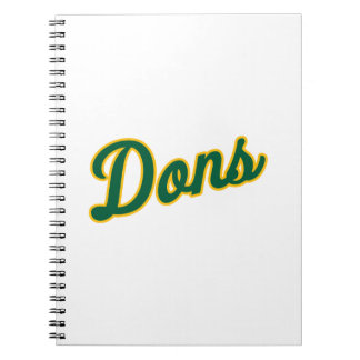 Dons Script Logo Notebook