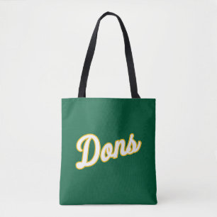 Dons Script Logo Tote Bag