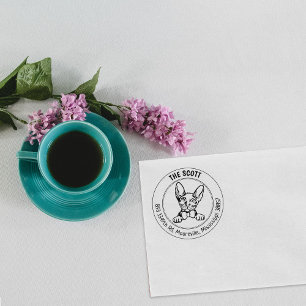 Donskoy Cat Family Return Address  Rubber Stamp