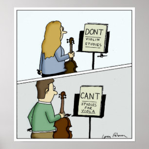 Dont and Cant Sutdies for Violin and Viola Poster
