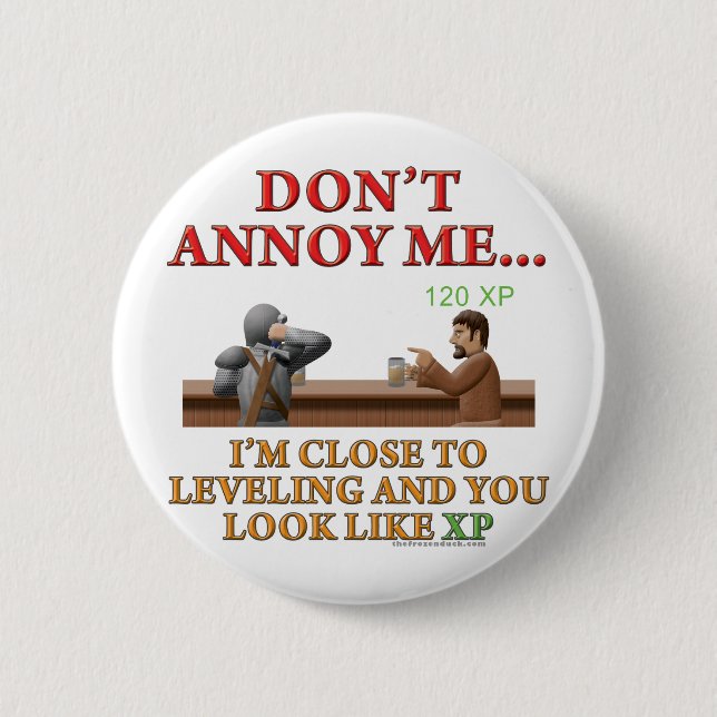 Don't Annoy Me 6 Cm Round Badge (Front)