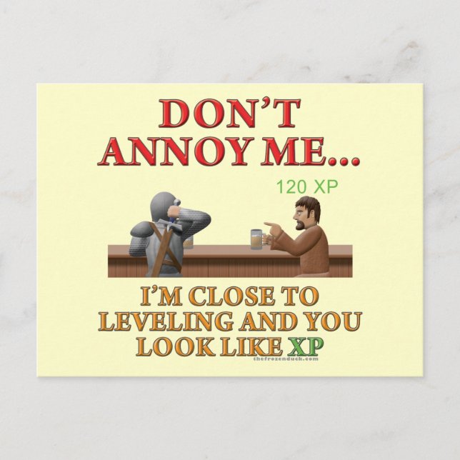 Don't Annoy Me Postcard (Front)