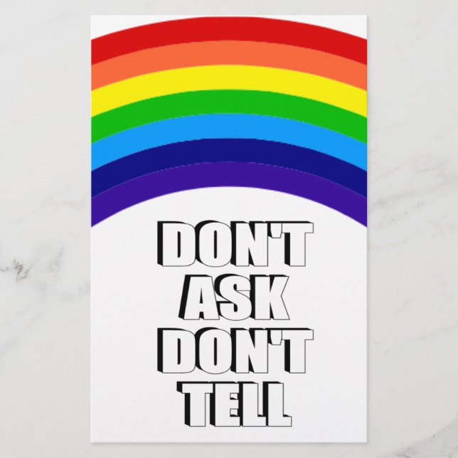 Don't Ask Don't Tell (Front)