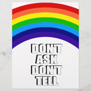 Don't Ask Don't Tell