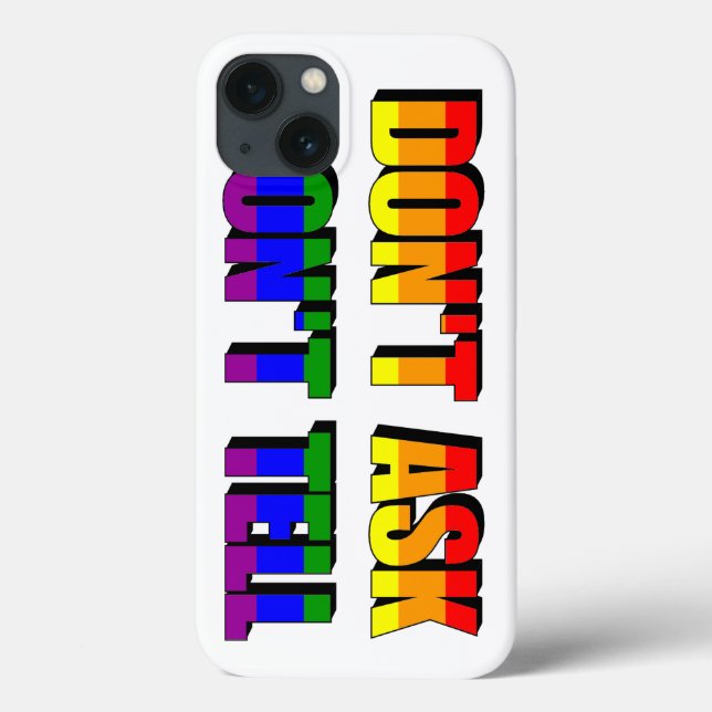 Don't Ask Don't Tell iPad Air Case (Back)