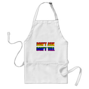 Don't Ask Don't Tell Standard Apron