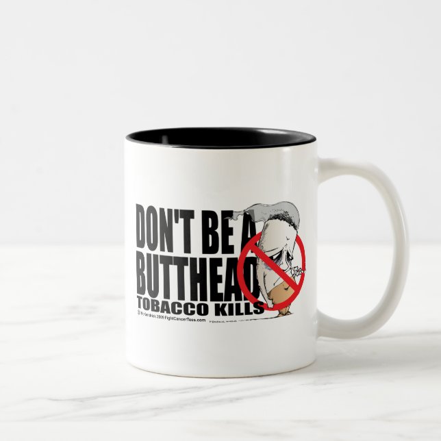 Don't Be A Butthead Two-Tone Coffee Mug (Right)