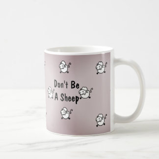 Don't be a sheep coffee mug