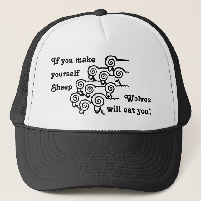 Don't be a Sheep Trucker Hat (Front)