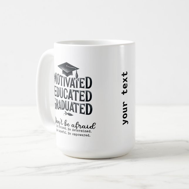 Don't be afraid coffee mug (Front Left)