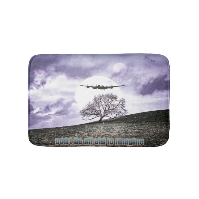 Don't Be Afraid To Imagine Bath Mat (Front)
