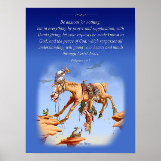 Don't be anxious poster