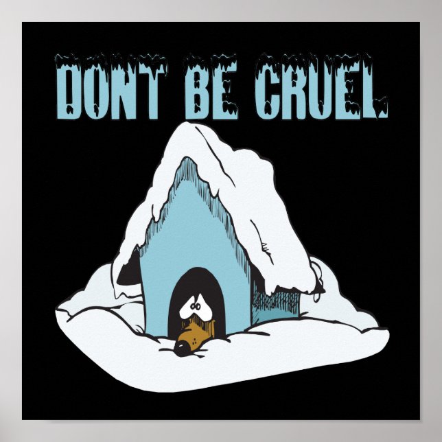 Dont Be Cruel Poster (Front)