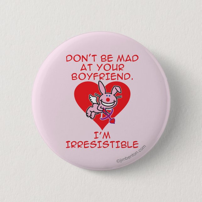 Don't Be Mad 6 Cm Round Badge (Front)