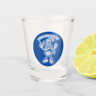 Don't Be Salty, Funny Illustration Shot Glass