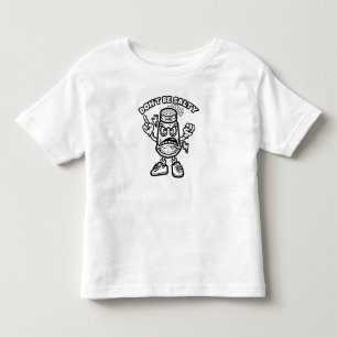 Don't Be Salty, Funny Illustration Toddler T-Shirt
