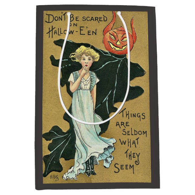 Don't Be Scared On Halloween Medium Gift Bag (Front)