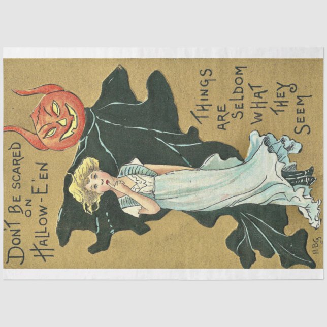 Don't Be Scared On Halloween Tissue Paper (Front)