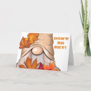 DON'T BE SHY **21st BIRTHDAY** BIRTHDAY CARD