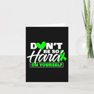 Don't Be So Hard Mental Health Awareness Women Card