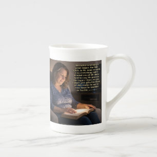 Don't be troubled bone china mug