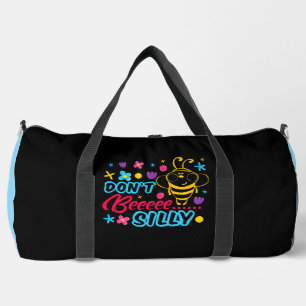 Don't Bee Silly Cartoon  Duffle Bag