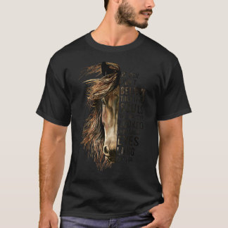 Don't Believe They Don't Have Souls Horse Half Fac T-Shirt