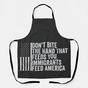 Don't Bite the Hand That Feeds You American Apron