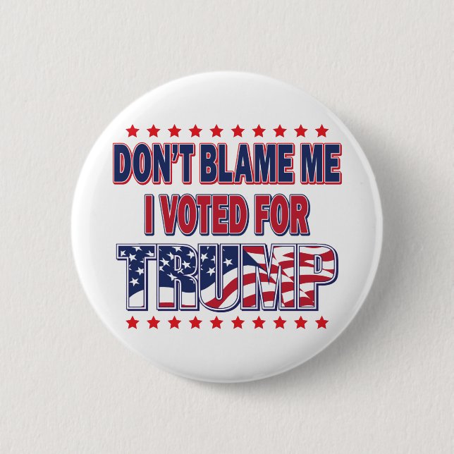 Don't-Blame-Me 6 Cm Round Badge (Front)
