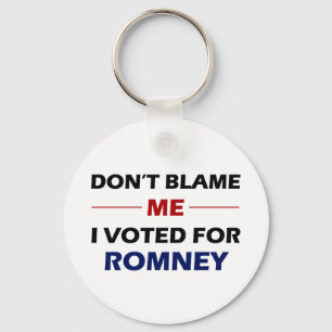 Don't Blame Me Key Ring