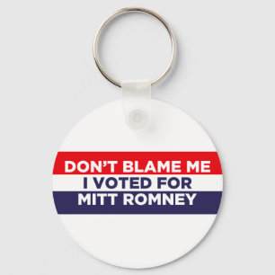 Don't Blame Me Key Ring